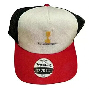 NEW Presidents Cup Imperial Snapback Trucker Hat Undated Golf Casual